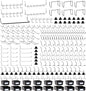 FRIMOONY Peg Board Organizer Accessories, Pegboard Hook Locks, Bins, for Organizing Pliers, Wrenches, Screwdrivers, 333-Piece