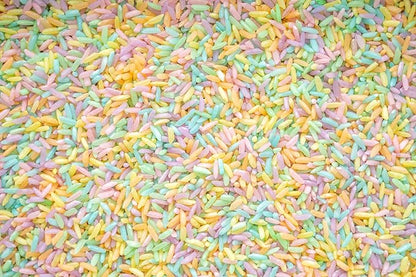 Sensory Bin Filler for Sensory Table - Colored Rice for Sensory Play (Pastel)