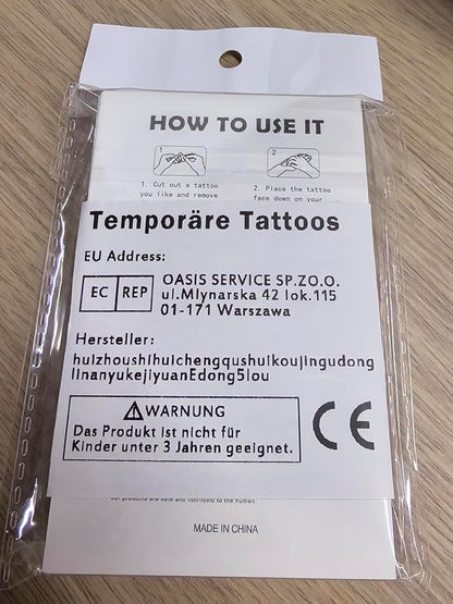 Temporary Tattoo for Kids, Space and Vehicle Glow In Dark Tattoos, 250+ Patterns Luminous Fake Tattoo Sticker，Planet Astronaut Spaceship Alien Plane Car 36 Sheets Long Lasting Tattoo for Party Supply
