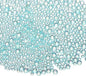 Iridescent Glass Tiny Bubble Beads, 0.4-3mm 10g No Hole Micro Mini Round Lake Blue Water Droplets Beads - Applications: for Resin Filler, Nail Art, Dollhouse Bath Tub