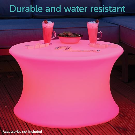 tickit Sensory Mood Light Table | 20 Colors | Rechargeable | Sensory Room Lights | Large Play Table for Toddlers
