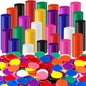 Coopay 1200 Pieces 1 Inch Bingo Chips Bulk, 10 Colors Bingo Markers for Math Practice, Plastic Learning Counters Disks Counting Discs, Poker Chips Game Tokens Kids Reward (Style 2)