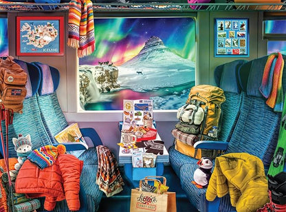 Buffalo Games Jigsaw Puzzles for Adults 1000 Pieces - Lars Stewart - Iceland Train Journey - Hard Adult Puzzle with Reference Poster, Fun, Unique & Challenging for All Abilities, Large 26.75 x 19.75