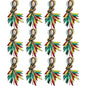 120PCS Premium Alligator Clips Electrical, 5 Colors Test Probes & Leads, Crocodile Jumper Wires with Dual Ended Insulators Cable for Electric Circuit Connection, Multimeter, Electronic Experiments
