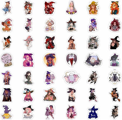 BulbaCraft Witch Stickers, Witchy Stickers, Witchy Gifts, Witch Party Favors, Gifts for Women & Men