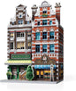 Wrebbit3D Café 3D Puzzle | Urbania Collection | 285 Jigsaw Puzzle Pieces | Charming and Unique Streetscape of a Small Town
