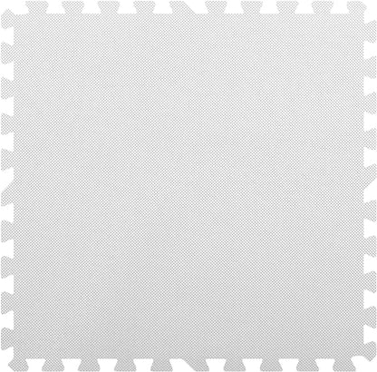 Flooring Inc's 1/2" Soft Non-Toxic Baby Play Mat, Toddler Playmat, Colorful Puzzle PlayMat, Floor Mats for Kids & Babies, EVA Foam Interlocking Tiles for Nursery & Playroom | White, 20 Tiles, 80 Sq/Ft