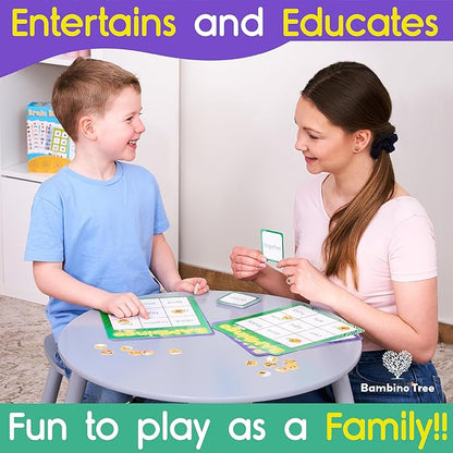 THE BAMBINO TREE Sight Word Bingo Game Level 3 & 4 - Learn to Read Vocabulary for 1st 2nd 3rd Grade Kids - Dolch's Fry's Site Words Reading Game