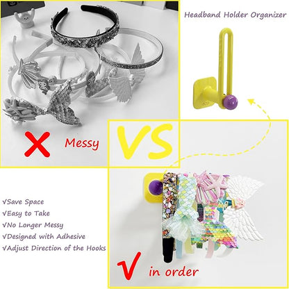 GO2HEJING Headband Making Kit for Girls - Make Your Own Fashion Headbands, Hair Accessories for Girls, DIY Arts and Crafts Gifts for Ages 6-9 Years Old