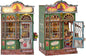 Magic Shop Miniature House Kit,DIY Miniature Dollhouse Kit with LED & Furniture,Mini Diorama House Building Kit for Adults,Tiny House Mini Model Kit Wooden Crafts,Bookshelf & Home Decor Gifts
