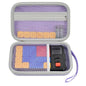 casmilee Case Compatible with Giiker Super Slide Brain Games, Brain Teaser Puzzles Organizer Storage Bag, Flow Slider Puzzle Game Holder (Purple)