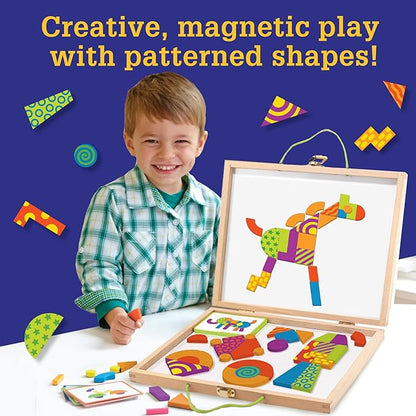 MindWare Imagination Patterns- Creative, Magnetic Play with Patterned Shapes!