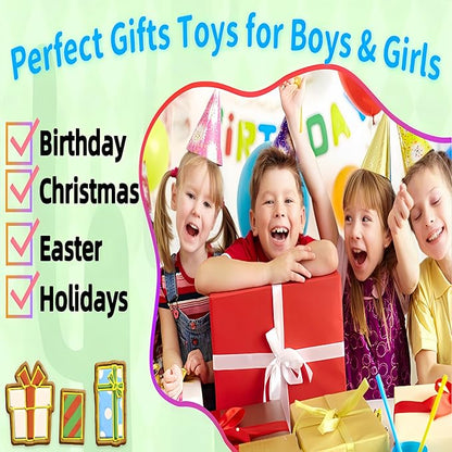 Magnet Puzzles for Kids Ages 4-6 3-5, Toddler Magnetic Puzzle Book, Portable Travel Toys for Car Road Trip Activities, Valentine Gift for Boys & Girls, Preschool Classroom Learning Games (Space)