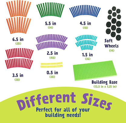 Playstix Construction Toy Building Blocks Set 211 Piece STEM Kit