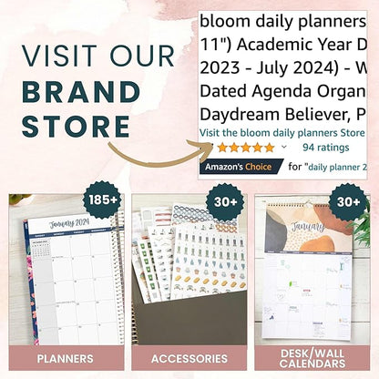 bloom daily planners Health Wellness and Fitness Planner Stickers - Variety Sticker Pack - Six Sticker Sheets Per Pack!