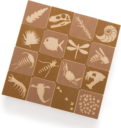 Uncle Goose Fossil Blocks - Made in The USA