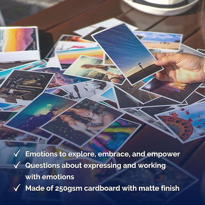 metaFox 'Feelings Palette' - 52 Cards for Self-expression, Coaching, and Therapy l Express and work with your emotions