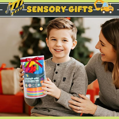Sorting Colors Counting Game for Kids Car Matching Toys with Sorting Cups and Games Dice, Montessori Preschool Learning Activities Gifts for Toddlers Kids 3 4 5 6 +
