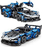 Veottye GTRS Super Sports Car Building Blocks Kit,1:14 Scale MOC Car Model Building Toys,for 8+ Year Boys,Adult(1404 Pieces)