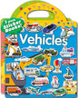2 Pack Vehicle Dinosaur Reusable Sticker Book for Toddlers 2-4 Years, Toddler Sticker Book for Kids, Toddler Activities Crafts Preschool Learning Travel Birthday Gifts for Boys Girls