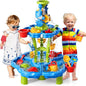3 in 1 Water Table for Toddlers 3-5 4-8, Summer Outdoor Beach Outside Backyard Activity Sensory Kids Sand and Water Table, Birthday Party Gifts for Kids Boys and Girls Ages 3 4 5 6 7 8