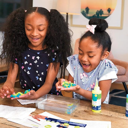 Steve Spangler Science Shape Gel Starter Kit – Hands-On Science Kit for Kids to Learn About Polymers, DIY Slime Kit for Classroom and Home Learning – STEM Activity for Ages 6+