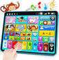 Trilingual Learning Toy Tablet with Music & Sound, Montessori Speech Musical Therapy Toys, Gifts for Boy, Girl, Baby, Toddler, for Age 1, 2, 3 Year Old (12-18 Months)