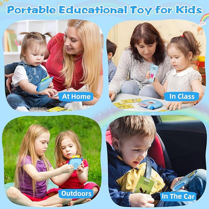 Talking Flash Cards for Toddlers Learning: Alphabet Learning Toys - Matching Spelling Games with 224 Sight Words - Montessori Toys for 3 4 5 6 Years Old Kids (Bilingual-385 Sight Words)