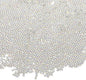 Iridescent Glass Tiny Bubble Beads, 1.0-1.5mm 10g No Hole Micro Mini Round White Transparent Water Droplets Beads - Applications: for Resin Filler, Nail Art, Dollhouse Bath Tub