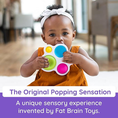 Fat Brain Toys Original Dimpl Brand Baby Toy, Sensory Toys for Babies 10 Months+, Interactive Baby Toys, Fidget Toys, 1 Piece