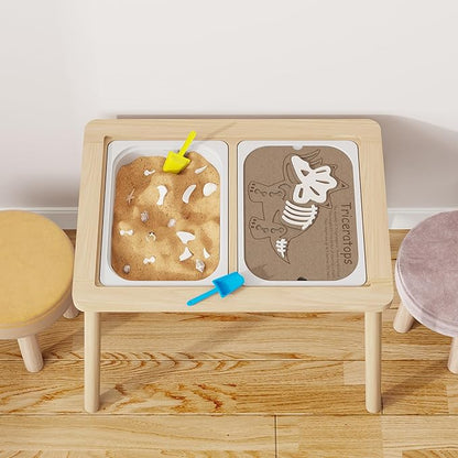 Sensory Table Flisat Trofast Inserts Dinosaurs Puzzle Set of 3 Pieces