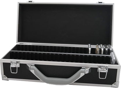 Ursae Minoris Elite Black Aluminum Box for 50 Certified or Certified-Style Coin Holders NGC, PCGS, ANACS, Elite, Lighthouse, BCW