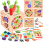 Wooderma Activity Cube, 10-in-1 Wooden Montessori Toys for Toddlers,Multipurpose Educational Sensory Toy for Baby, Preschool Learning Fine Motor Skills Game, First Birthday Gifts for 3 4 5 Year Old