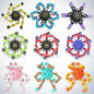 Transformable Fidget Spinners,Funny Stress Relief Sensory Fidget Toys,Deformable Chain DIY Robot Fingertip Gyros Toys Birthday Party Favors Easter Basket Stocking Stuffers for Kids and Adults (9PC)