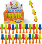 IPIDIPI TOYS Jumpeez Jumping Rocket Poppers – 24-Pack Spring Launcher Toys for Kids – Halloween Toys for Trick or Treat, Halloween Goodie Bag Stuffers, Birthday Party Favors for Boys & Girls