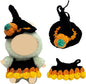 Halloween Clothes for 17cm Doll Outfits, Hat Dress Set for 17cm Dolls, Stylish Adorable Halloween Clothes Accessories (No Doll)