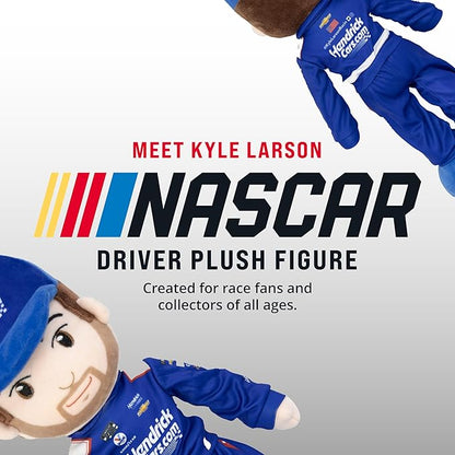 Playtime by Eimmie NASCAR-Themed Soft Baby Doll, 14-Inch Plush Racing Rag Doll for Kids, Hendrick Motorsports Kyle Larson Plush Figure, Fabric Stuffed Toy for All Ages