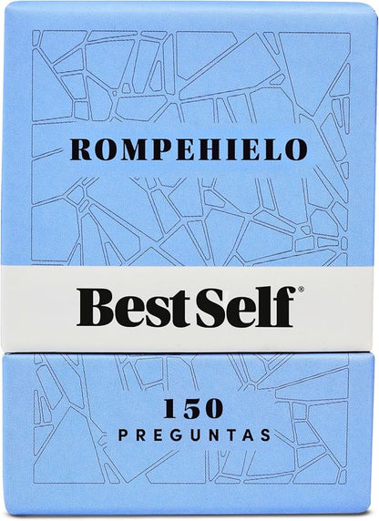 BestSelf Rompehielo (Icebreaker Spanish) – 150 Prompt Conversation Cards - Ice Breaker Game for Creating Real Conversations, Building Connections - Perfect Playing Cards for Friends, Family, Dates