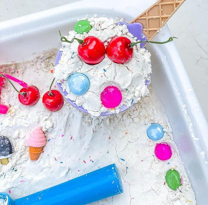 Kids Sensory bins Montessori sensory bin, sensory toys, Sensory bins, Sensory Bin For Preschoolers (Ice Cream)