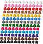200 Pcs Wooden Meeples Multi Color Meeples Pieces Family Games Accessories Board Game Tokens Ideal for Sorting Counting Game Night Party