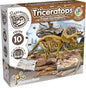 Science4you - Triceratops Fossil Digging Kit for Kids - Excavate and Assemble 10 Dinosaur Fossiles, Dinosaur Toys for Boys and Girls Age 6+, Dino Games, Dinosaur Gifts for 6+ Year Old Boys and Girls