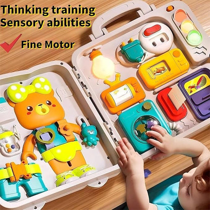 Montessori Toys for 1 Year Old,Baby Busy boardsensory for Toddlers 1-3,BabyEducational Learning 12-18 Months, Plane for Toddlers for one Year Old Boys and Girls Birthday Gifts