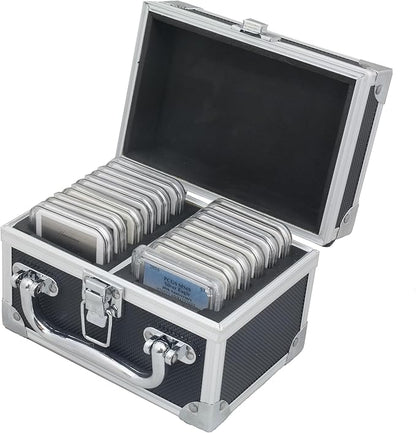 Ursae Minoris Elite Black Aluminum Box for 12 Certified or Certified-Style Coin Holders NGC, PCGS, ANACS, Elite, Lighthouse, BCW