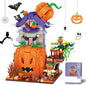 Halloween Pumpkin House Mini Building Blocks Set - 723PCS Halloween Themed Decor Kit, Creative Toys for Adults, Party for Adults