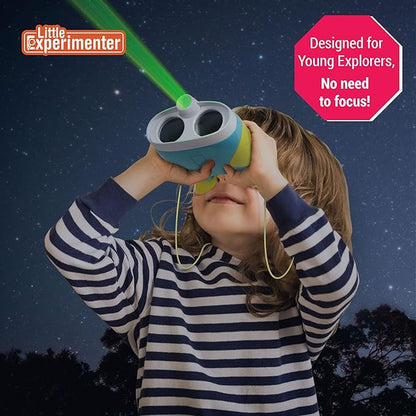 Little Experimenter Night Vision Binoculars for Toddlers & Kids, Flash Light & Face Comfort Rubber, Ideas, Outdoor Toys, Educational STEM Gifts for Boys & Girls Ages 3 4 5 6 Year Old