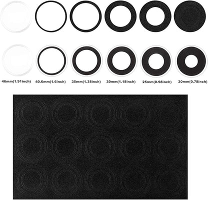 SPLF 100pcs Clear Plastic Coin Capsules, Coin Holder for Collectors, Coin Collection Case with Adjustable Gasket (20/25/30/35/40.6/46mm) for Silver Eagle Liberty Coin & JFK Half Dollar & Bitcoin More