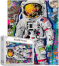 Tucocoo Graffiti Astronaut Jigsaw Puzzles for Adults 1000 Pieces, Space Abstract Art Jigsaw Puzzle 20x27 Inch Colorful DIY Handwork Puzzles for Home Decoration, Family Puzzle Perfect for Game Nights
