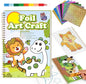 3 otters Foil Art Set, Animal Scratch Art for Kids Coloring Books Party Supplies for Girls Boys Goodie Bag Stuffers Birthday Gift DIY
