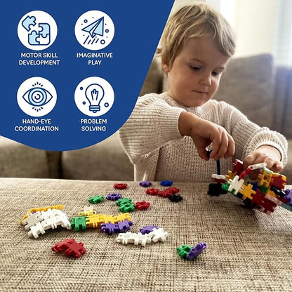 Nano Clics Wildlife 250, Construction Toys for Children Ages 8 and up, Creative Educational Toys in a 250 Piece Set, Building Blocks for Girls and Boys, Durable Toys