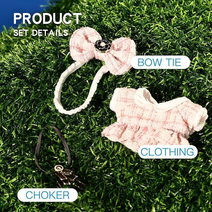 17 cm Doll Clothes - 6.7 Inches Cute Dolls Dress - Accessories for Dolls Cloting, Luxury Chic Doll Cloting,Outfit Stylish Clothes,Gifts for Lovers (Style B)